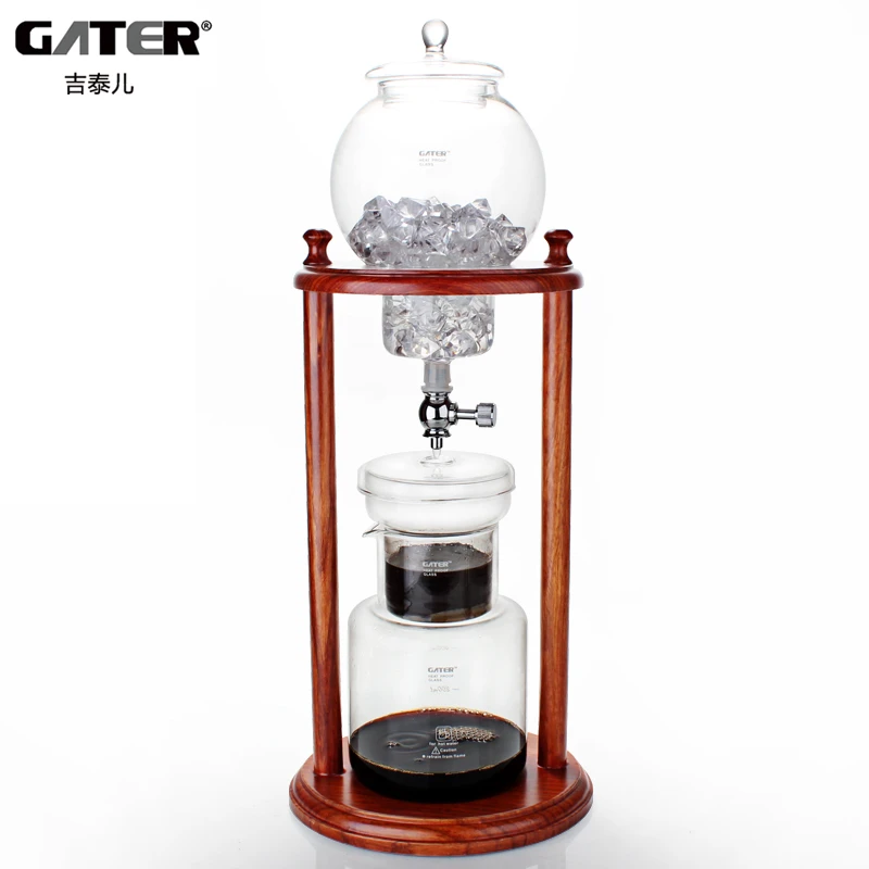 GATER 600 мл Новая Вода капельного кофе чайник многоразовые стекло Фильтр