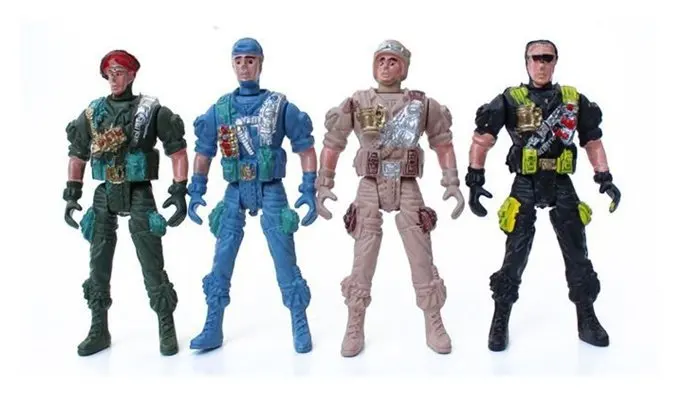 50Piece/Lot Size 10-11CM Gift Toys Gi Joe Military Can movable Soldiers C3456 | Игрушки и хобби