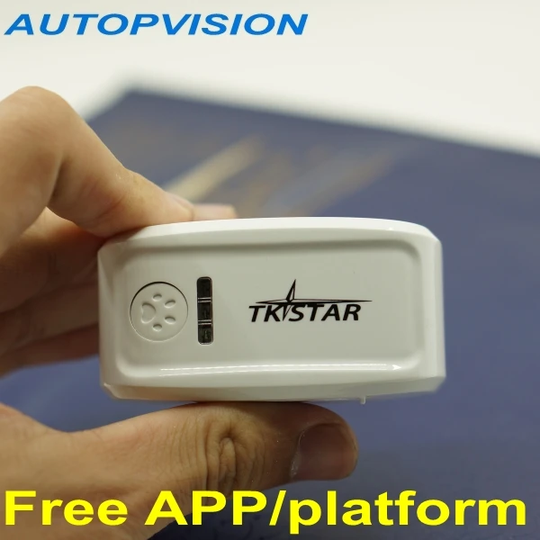 GPS-трекер TKSTAR для собак и кошек, водонепроницаемый, отслеживание в реальном времени