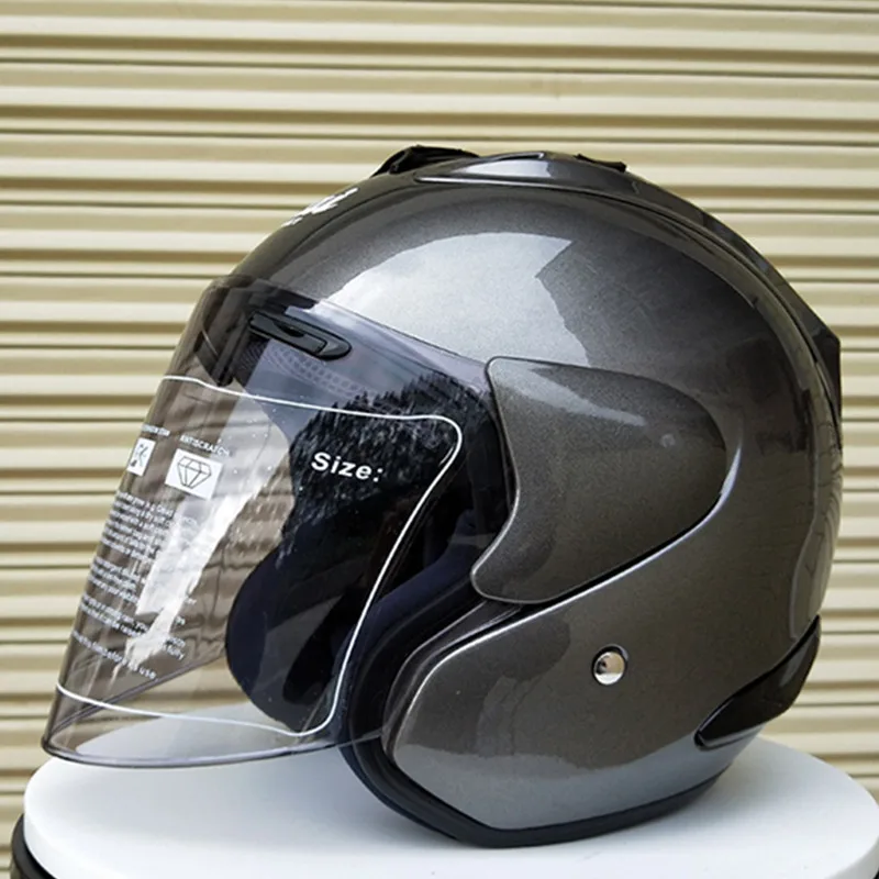 ARAI R4 Топ хит 3/4 шлем мотоциклетный шлем полушлем открытый шлем для мотокросса Размер: s m l xl XXL, Capacete - Цвет: Серый