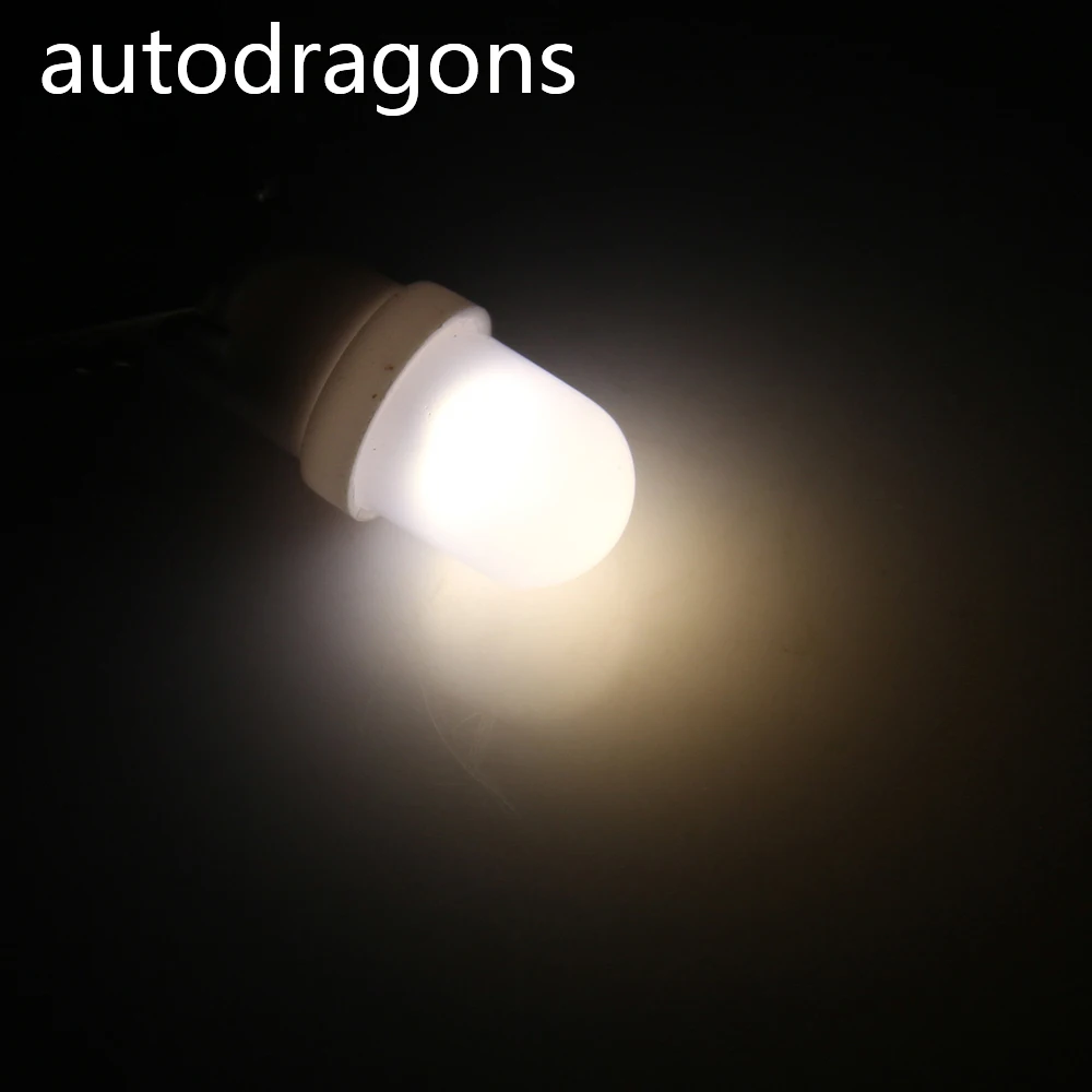 100 шт. светодиодные матовые шарики autodragon 555 w5w | Автомобили и мотоциклы