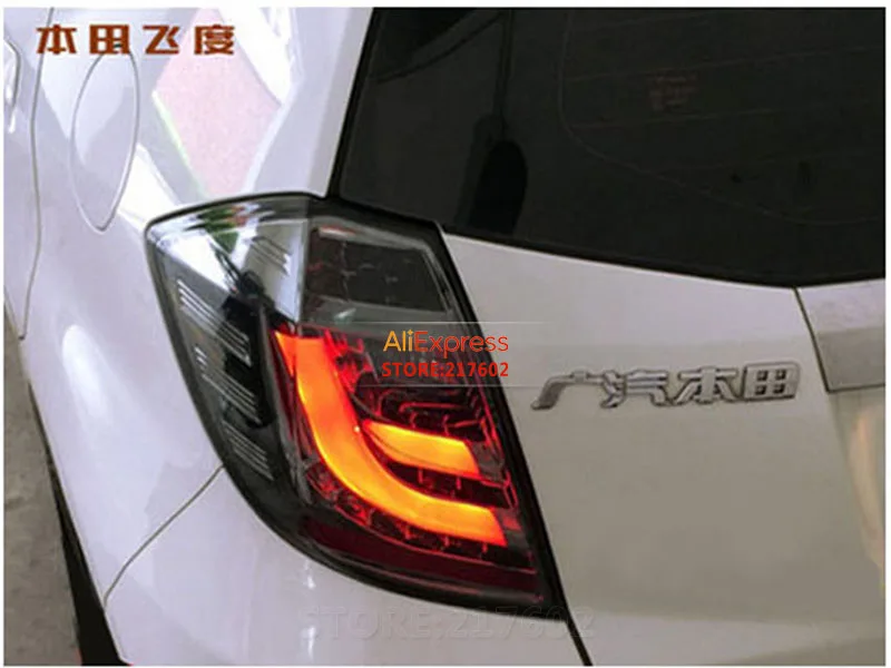 Для Honda Fit светодиодный фонарь светильник гидролокатор бренд тюнинг задний s
