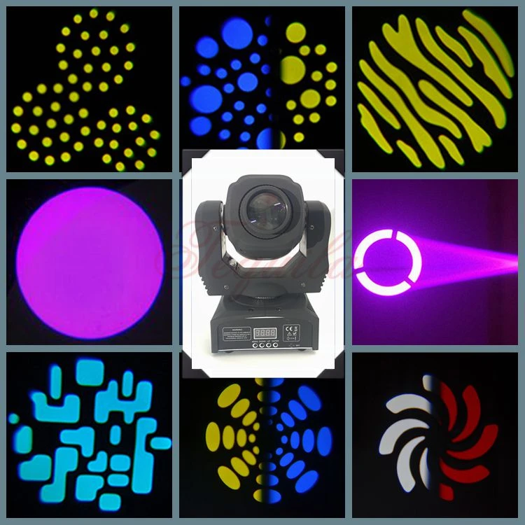 Светодиодный прожектор 60 Вт сценический DMX движущийся 9/11 каналов dj 8 gobos эффект