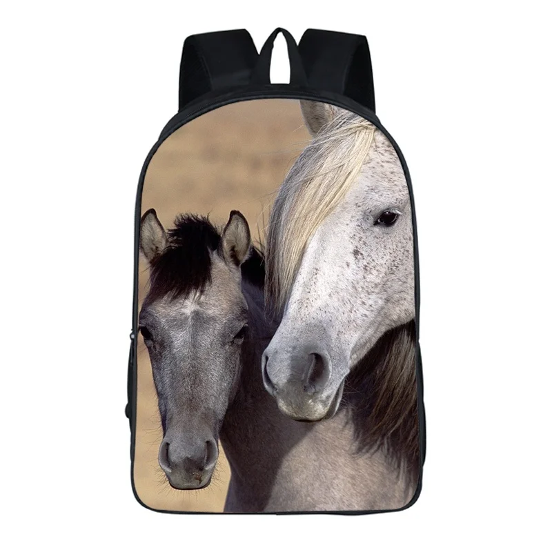 Красивое Животное Лошадь рюкзак подарок сюрприз ноутбук Mochila красивая детская