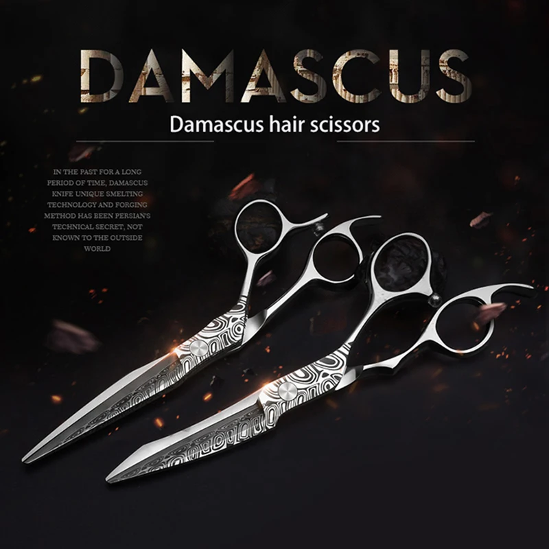 Ножницы для парикмахерских Damacus Smith Chu 6 дюймов 440C нержавеющая сталь