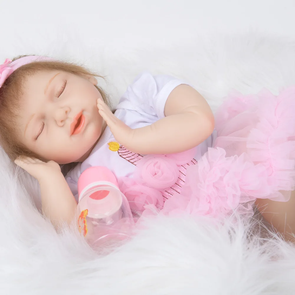 Новый дизайн живой младенец reborn с тканевым телом 55 см Кукла Reborn Baby имитация кукла