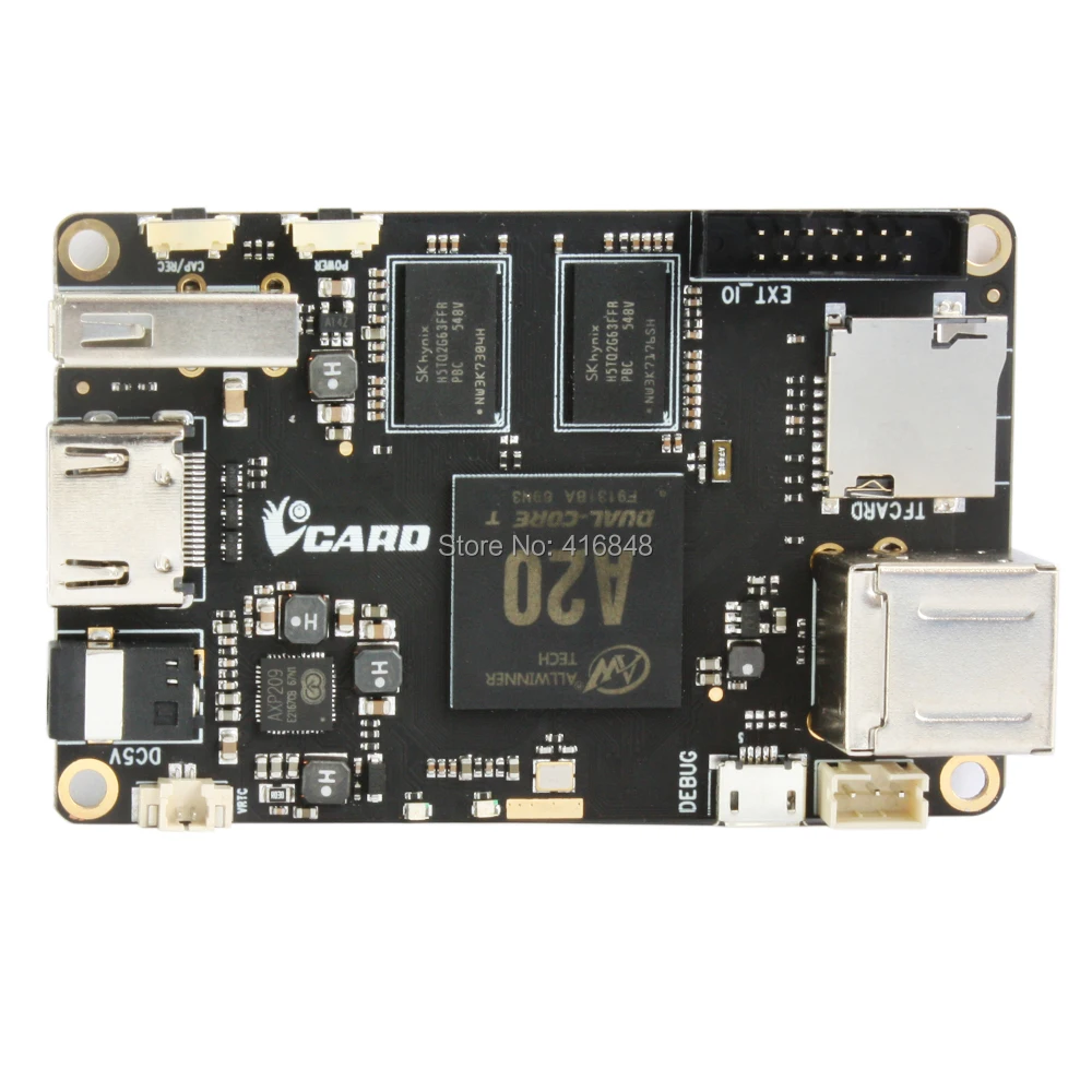 Video Card View Vision VCard Board with Allwinner A20 CPU capture video through HD ELP USB Camera | Безопасность и защита