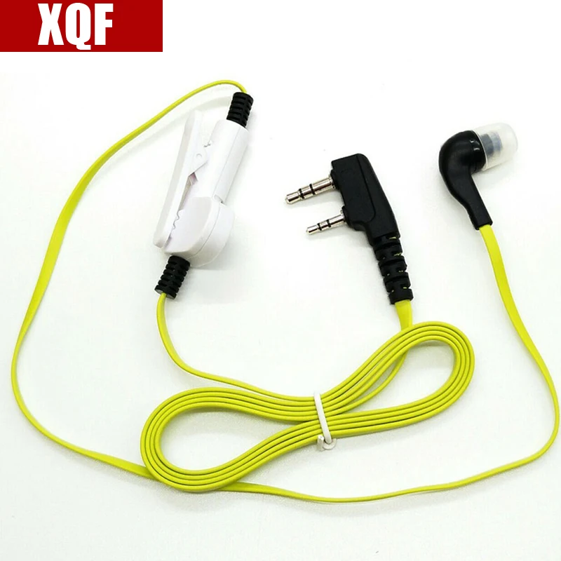 XQF 10PCS  NEW!Hot selling earpiece for BAOFENG UV-5R 888S B5 B6 two way radio for KENWOOD walkie talkie