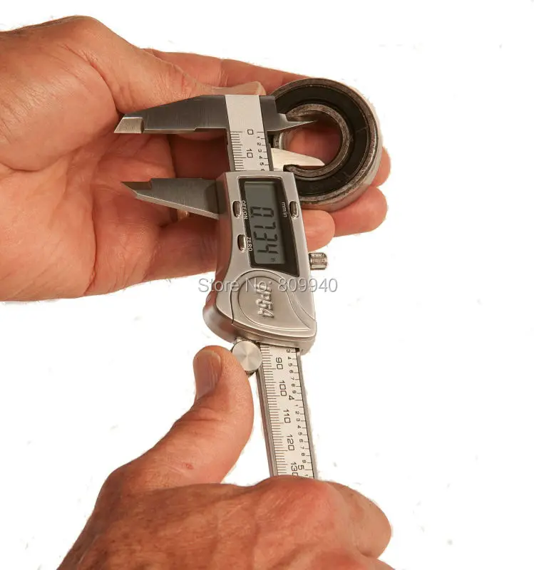 150 мм Большой ЖК-дисплей из нержавеющей стали электронный цифровой суппорт IP54