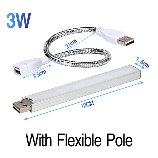 3W with Pole Светодиодный USB полный спектр растительный светильник 3W14 светодиодный s 5W27 светодиодный s Гибкая USB лампа DC5V фитопланктон лампа инфракрасный луч для выращивания растений - Испускаемый цвет: 3W with Pole