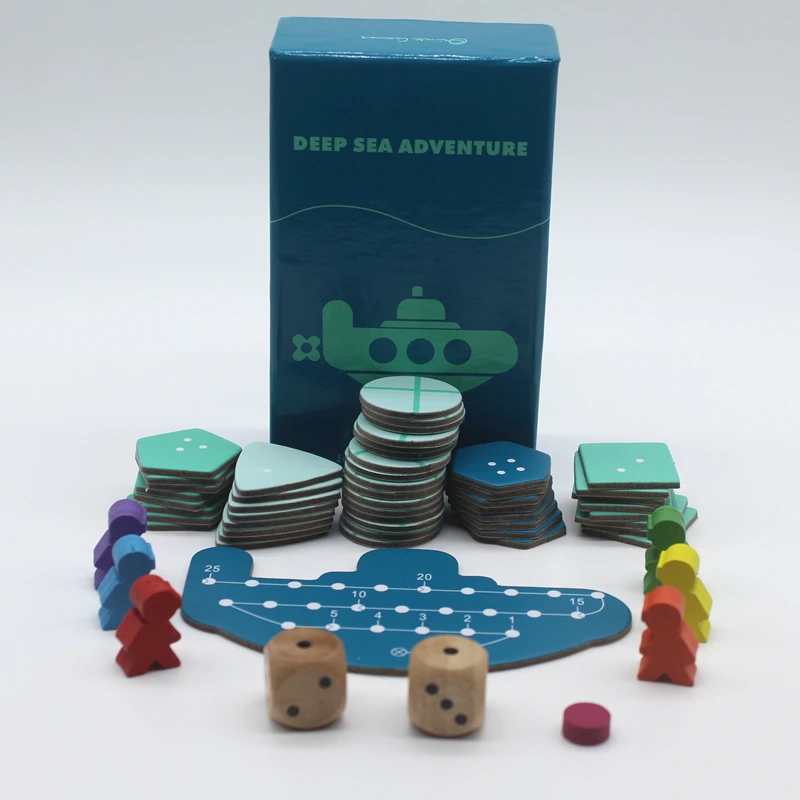 Deep Sea Adventure Board Game Funny Cards 2-6 Players Family/Party Indoor With EN/JP/FR/DE Instructions | Спорт и развлечения