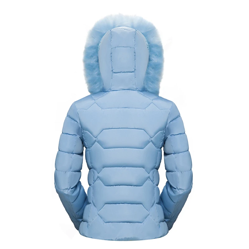 2022 Winter Coat Women Hooded Warm Jacket Plus Size Candy Color Cotton Padded Jacket Female Parka Womens Wadded Jaqueta Feminina