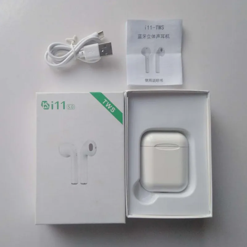 Беспроводные внутриканальные телефоны AMYNIKEER i11 Tws с IFans Bluetooth V5.0 Eadset беспроводной