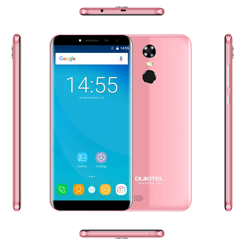 OUKITEL C8 оригинальный 3g Phablet 5 дюйма дуги Экран Android 7 0 MTK6580A 4 ядра 16 GB Встроенная