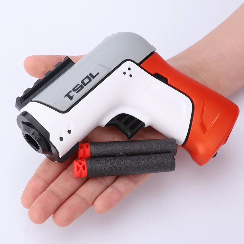 Новое поступление, ручной мягкий пулевидный пистолет для Nerf пуль, игрушечный пистолет, пистолет, Дротика дальнего действия, мини-игрушечный пистолет, детский подарок - Цвет: Синий