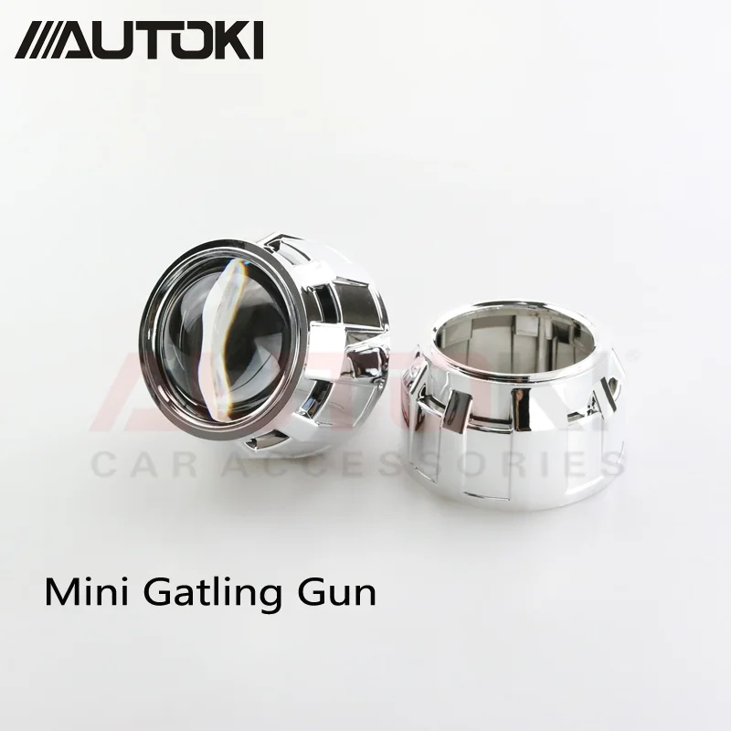 Высокое качество Жаростойкие Серебристые/черные мини Gatling пистолет кожух для 2 5