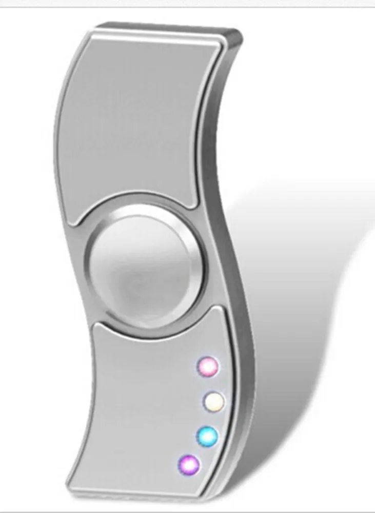 2017 Непоседа Спиннер подарки LED сигарета с зарядкой от USB Зажигалка три руки