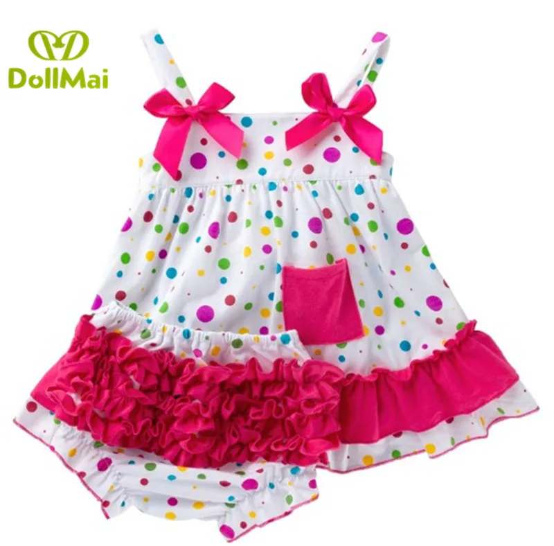 Baby girl dress Fashion suspender Printed princess skirt with PP pants for 3-2year | Мать и ребенок