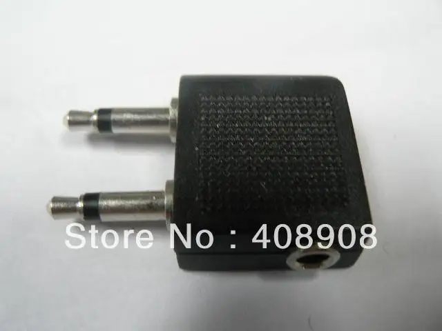 

3.5mm Plane Adapter Headphone Earphone Plug black wholesale