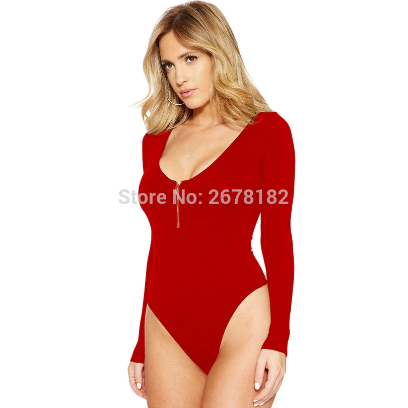 2018 Весна Лето Элегантные Комбинезоны женские сексуальные боди с длинным рукавом