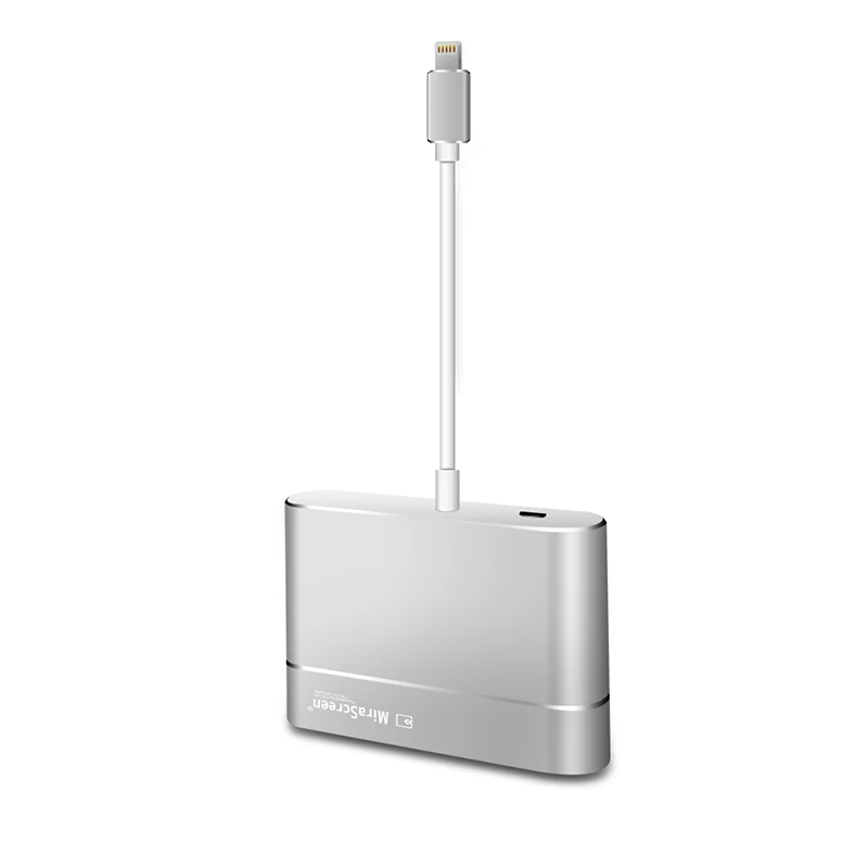 Mirascreen X6L 1080P HDMI для Lightning AV HDMI/HD ТВ цифровой дисплей кабель адаптер любой литой для iphone 6 7 мощность По Ezcast tv