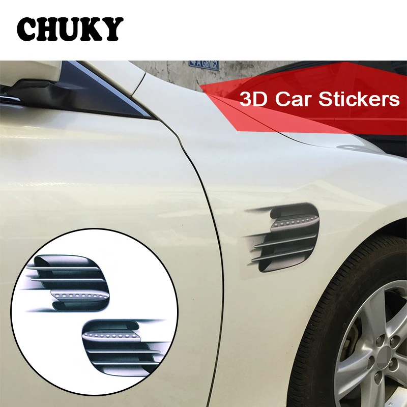 Автомобильные 3D наклейки CHUKY забавные для Volkswagen VW Golf 4 5 7 6 MK4 Honda Civic 2006 2011 Accord 2003