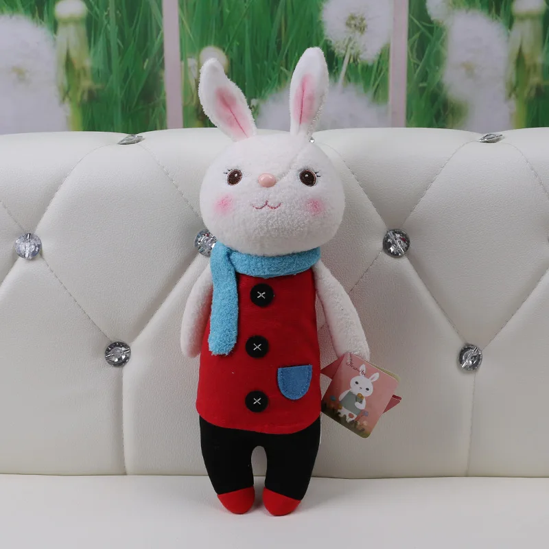 37 см Tiramitu кролики Kawaii Плюшевые милые мягкие детские игрушки для девочек на день рождения Рождественский подарок кукла Metoo - Цвет: 5