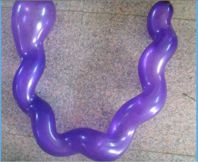 Бесплатная Shipping100Pcs/Лот Красочные Длинная спиральная Латекс винтовые воздушные