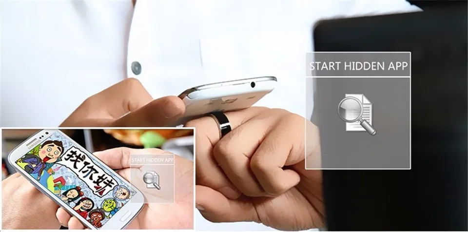 TimeR2 смарт Кольцо носимых Технология волшебное кольцо для телефона NFC умный аксессуары Мода 3-доказательство электронный компонент