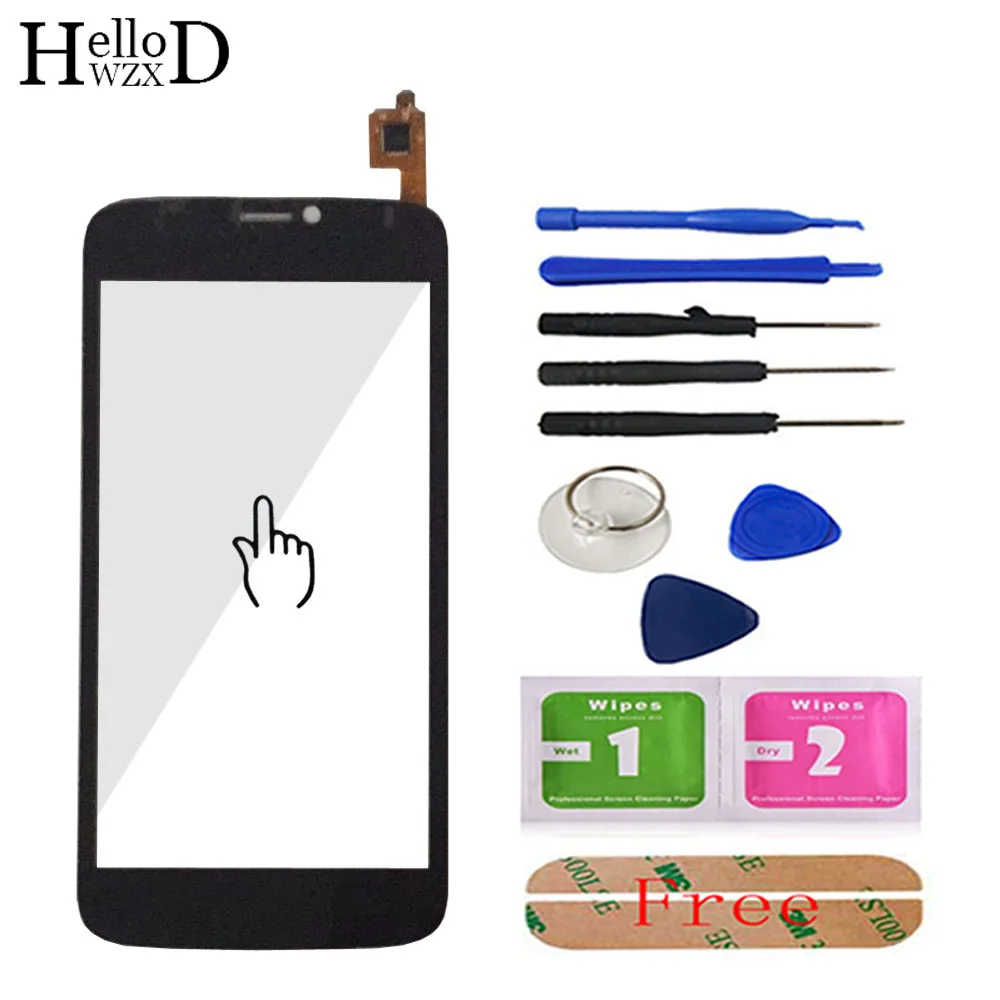 Сенсорное стекло HelloWZXD для Prestigio MultiPhone PAP3502 PAP 3502 DUO Smartphone передний экран