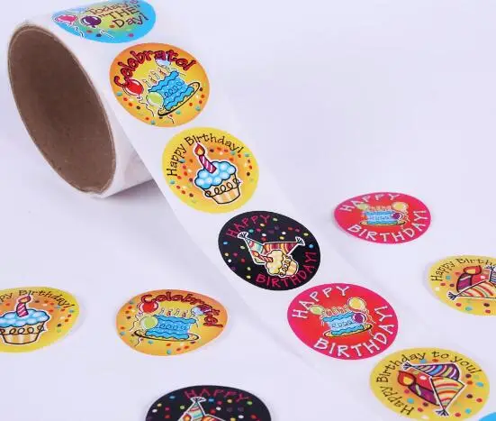 100 шт./1 рулон детские наклейки для скрапбукинга|reward stickers|kids stickerssticker toy |