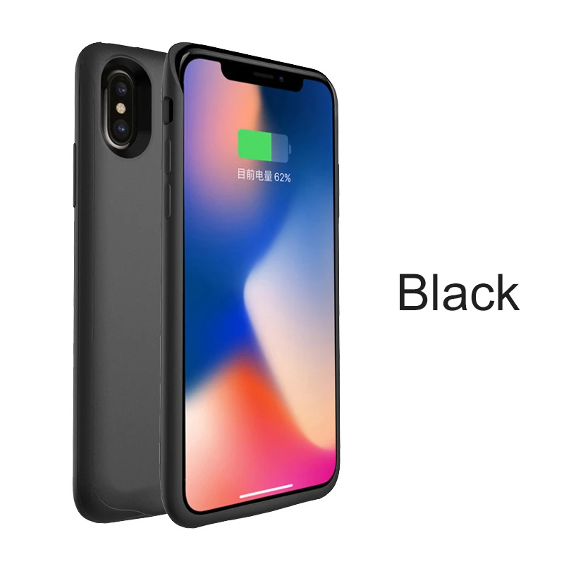 Портативный внешний аккумулятор 4000 мАч зарядное устройство чехол для iphone X