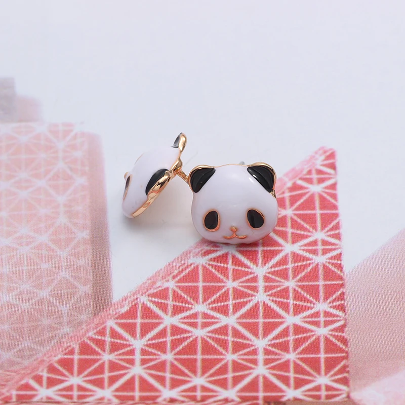 Серьги гвоздики женские с кисточками милые украшения в виде животных гигантской