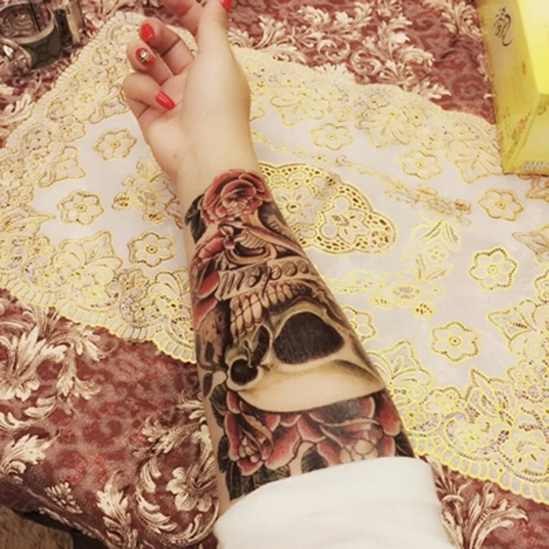 25 стилей Поддельные татуировки несмываемые временные наклейки для мужчин и