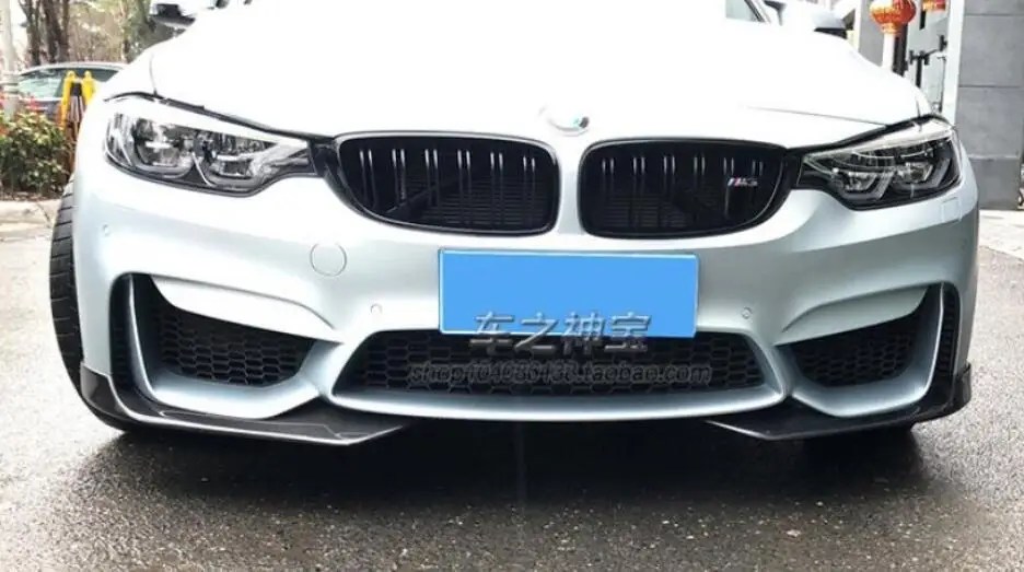 Передний бампер из углеродного волокна для BMW F80 F82 F83 M3 M4 2014 2015 2016 2017 | Автомобили и