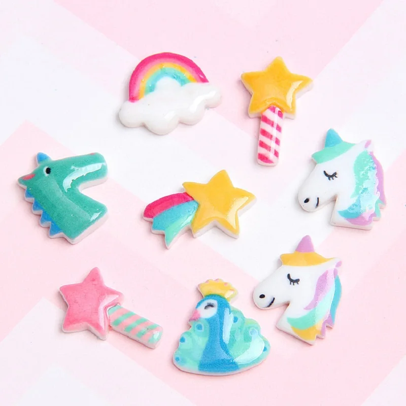 20 шт. Единорог Slime DIY Аксессуары игрушка поставки слаймов наполнитель дополнение