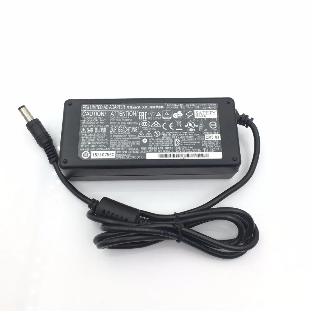 Новый адаптер переменного тока с 3 разъемами источник питания для Fujitsu fi 6130 6140