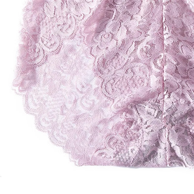 Pink Экзотическая одежда с высокой посадкой, бесследные Трусы-стринги, сексуальное женское эротическое нижнее белье, женские трусики, сексуальные кружевные трусики размера плюс, May6 - Цвет: Pink
