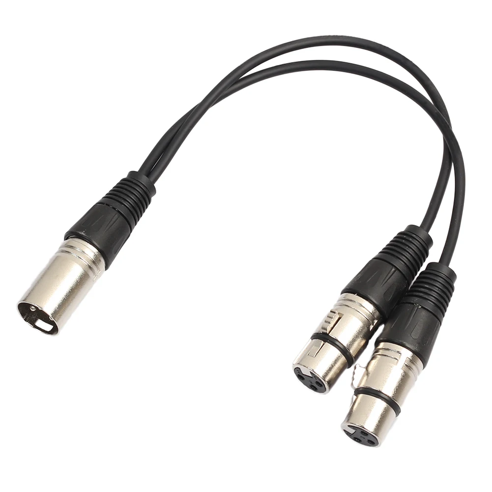 0 34 м/1.1FT XLR 3-контактный штекер на 2 гнездовой разъем Удлинительный кабель для