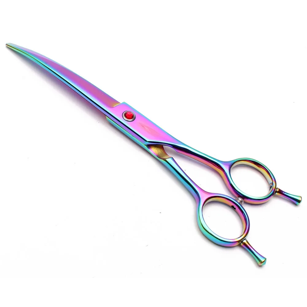 Ножницы для груминга собак изогнутые ножницы 7 дюймов с индивидуальным логотипом