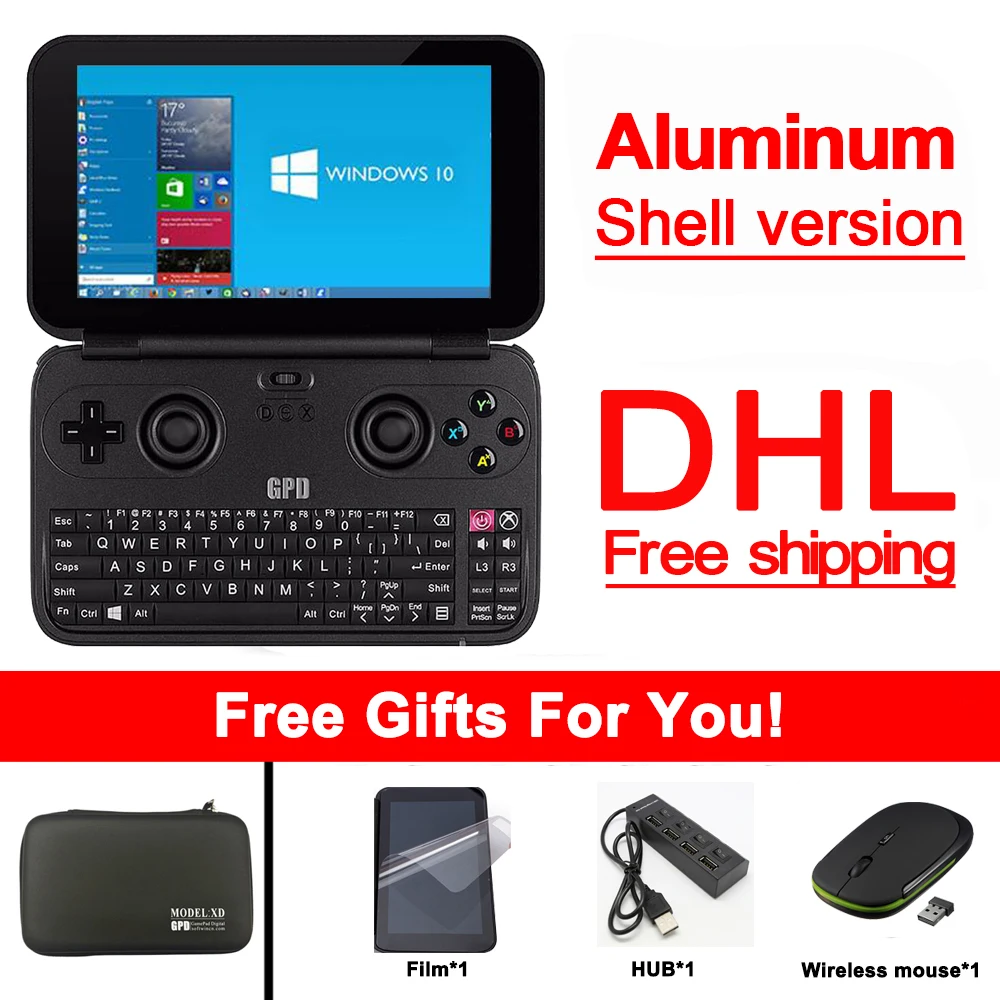 GPD Win геймпад Планшеты PC портативных игровой консоли X7 z8750 Оконные рамы Bluetooth 4.1 4