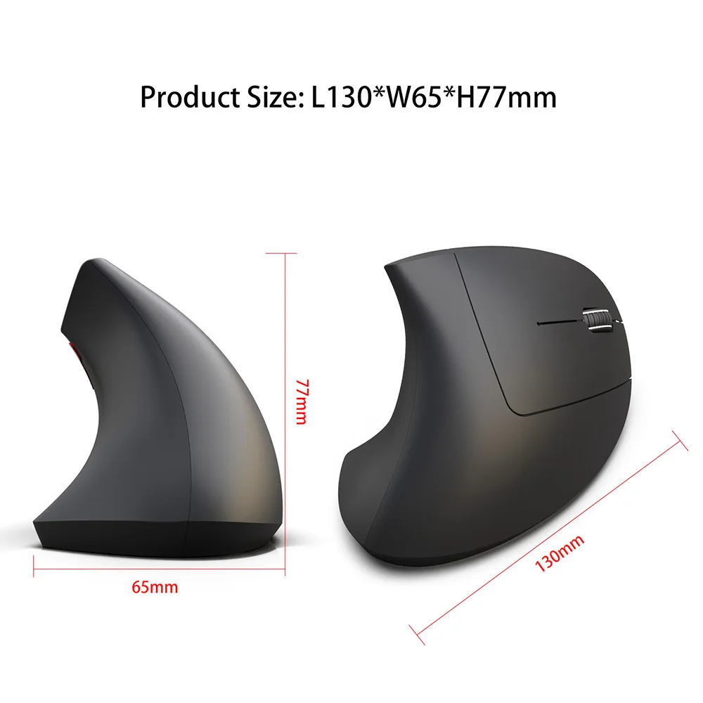 VicTsing XR452 Bluetooth Vertical Mouse Ergonomic Optical 800 1600 2400 DPI 6 Buttons Mice For PC Gamer Computer Notebook Laptop |