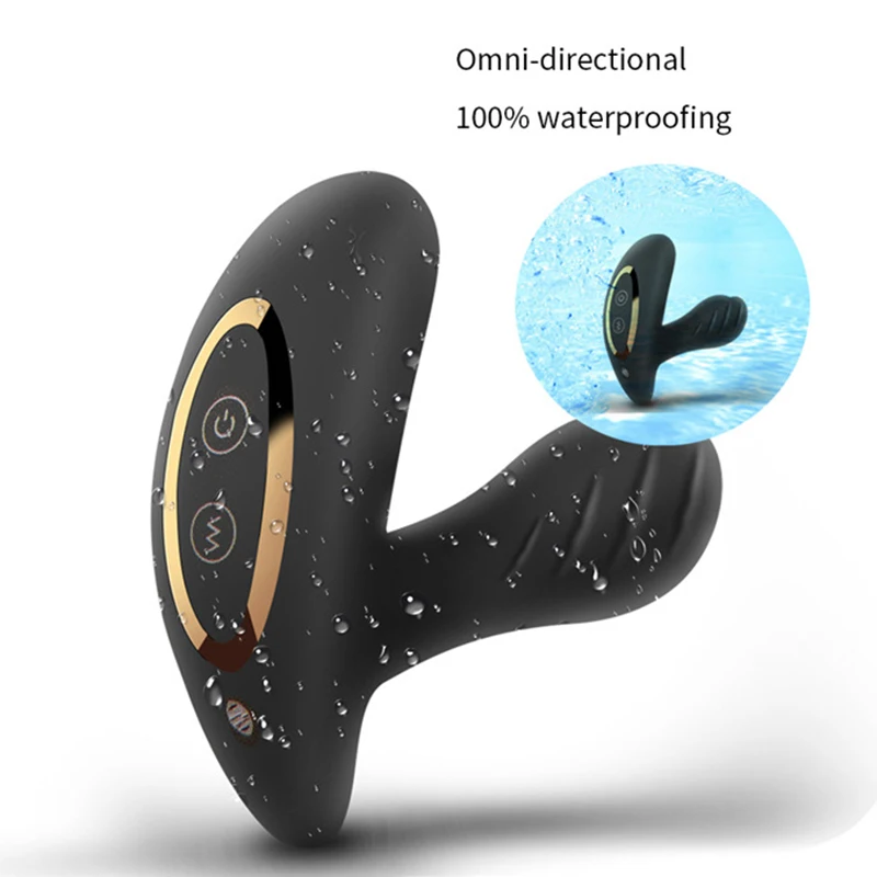 2019 Анальная пробка беспроводной пульт дистанционного управления массажер