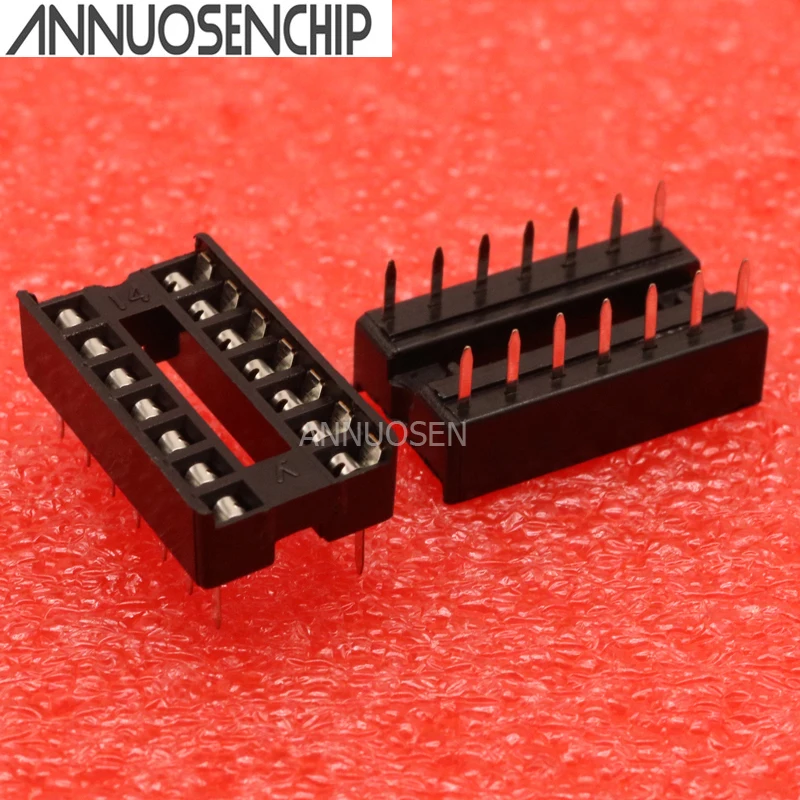 10 шт. IC розетки DIP6 DIP8 DIP14 DIP16 DIP18 DIP20 DIP24 DIP28 DIP40 контактный разъем DIP разъем на возраст 6, 8, 14, 16, 18, 20, 24, 28 40 pin-код