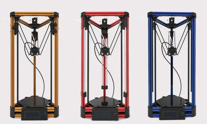 Micromake 3d принтер линейная направляющая DIY комплект kossel Delta автоматическое выравнивание большой размер печати 3D металлический принтер