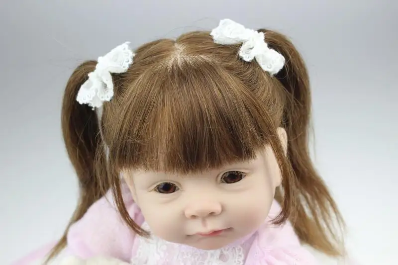 Kawaii 55 см детские игрушки для девочек кукла девочка реалистичные куклы