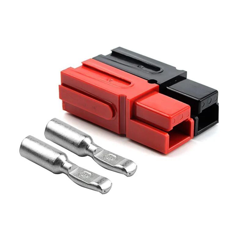 

A pair of DC 120 A quick disconnect power terminal connector Red&Black