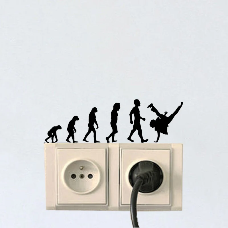 Эволюция брейк-данса личность домашний Декор Светильник переключатель на стену