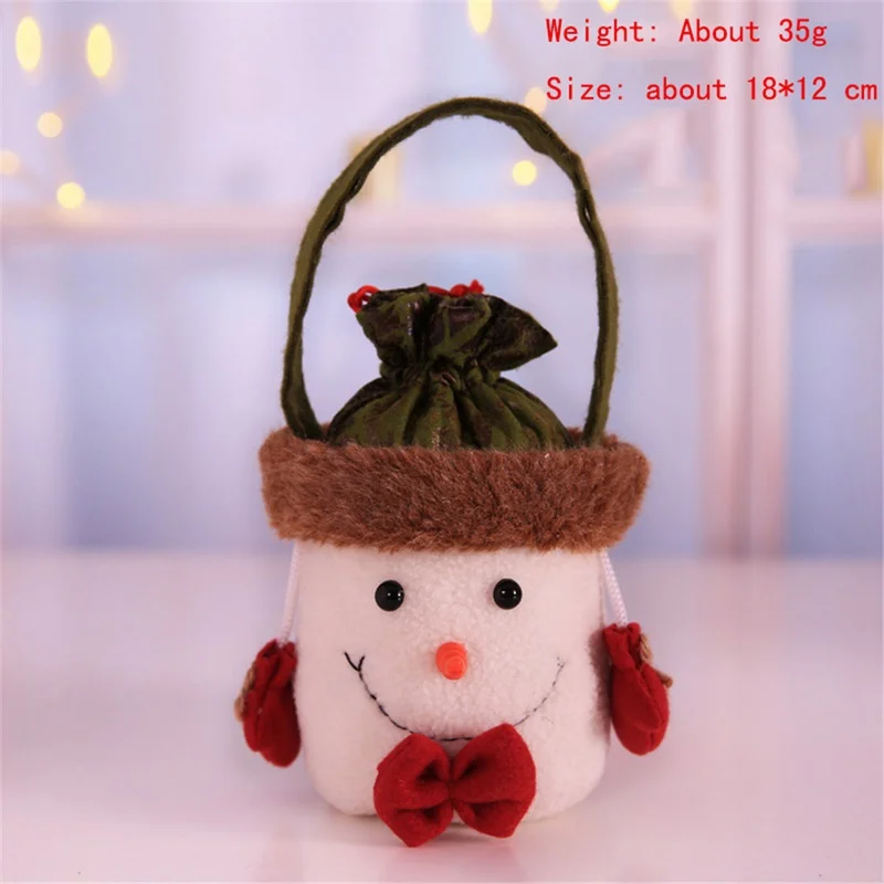 Hoomall 1PC Christmas Decorations Snowman Gifts Home Dinner Party Table Decors Santa Claus Cartoon Xmas Ornaments |