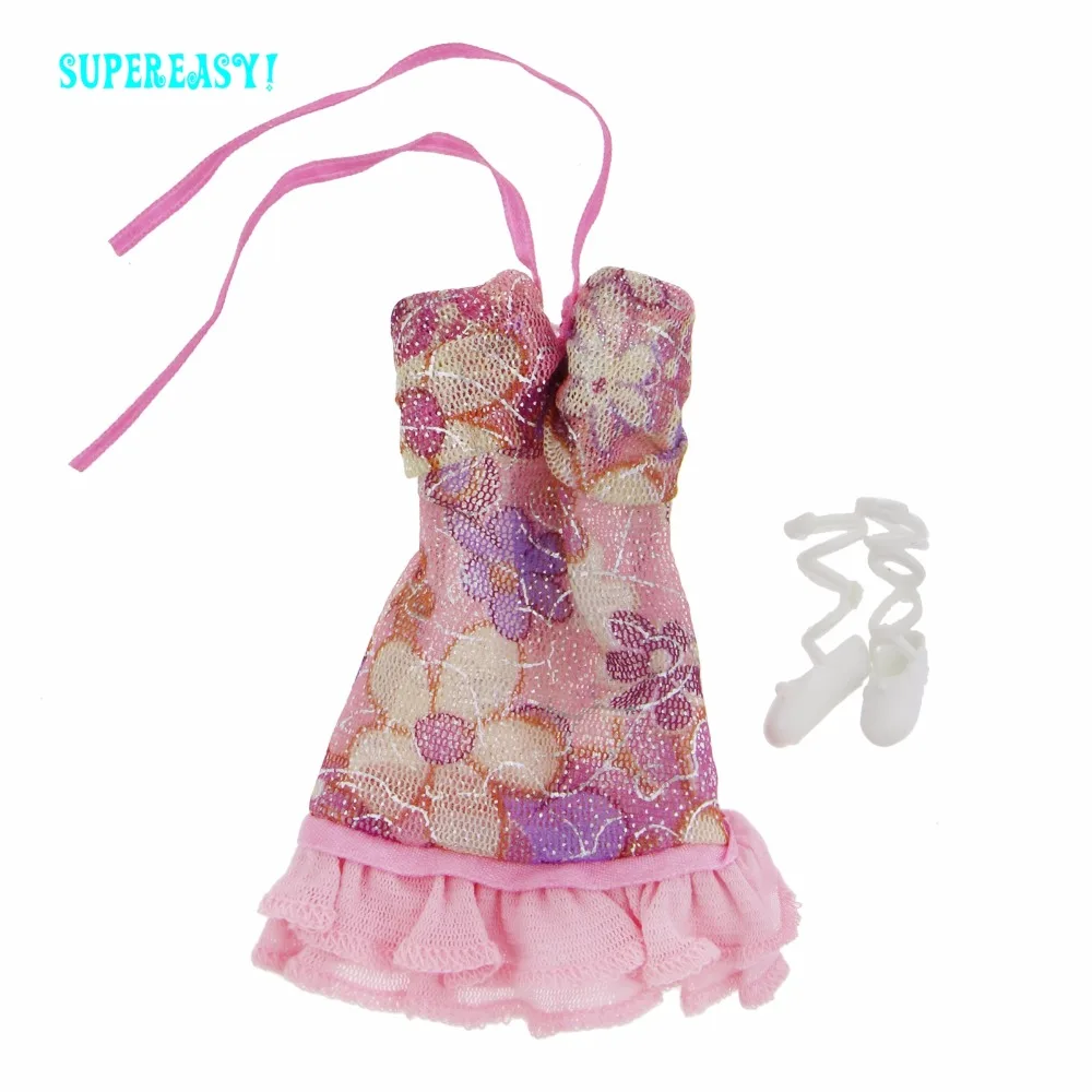 2 предмета = 1 пикантное мини платье с лямкой на шее модная эластичная юбка цветами